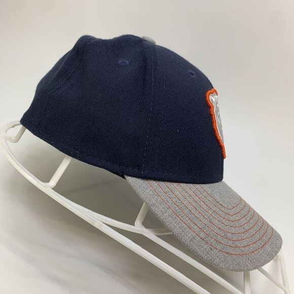 Chicago Bears New Era 39Thirty Fitted M/L Blue Embroidered Bear Cap Hat(H10) - Picture 3 of 16